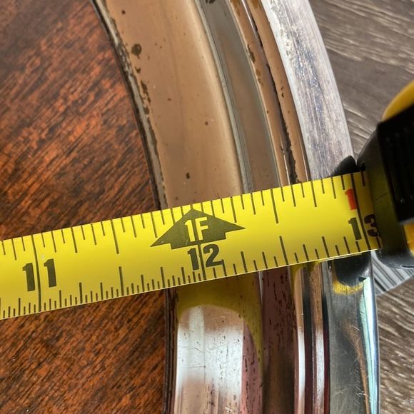 VINTAGE F.B. ROGERS SILVER COMPANY ROUND SILVERPLATE 14.25” - Picture 8 of 12